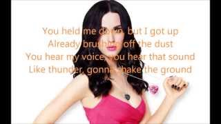 ROAR Katy Perry Lyrics [upl. by Haakon]