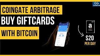 Coingate arbitrage Buy giftcards with bitcoin earn 20 USDT daily on coingate  arbitrage tutorial [upl. by Ogden]