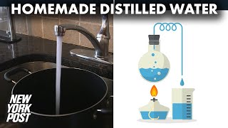 How to make distilled water at home  New York Post [upl. by Ahselrac]