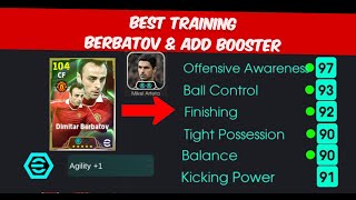 BEST TRAINING BERBATOV DOUBLE BOOSTER EFOOTBALL 2025 🔥 RACIKAN DIMITAR BERBATOV EFOOTBALL 2025 ⚽🎯 [upl. by Bunker]