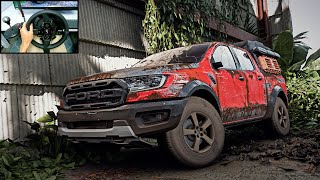 Rebuilding Ford Ranger Raptor 560HP  Forza Horizon 5  Thrustmaster T300RS  TH8A Shifter [upl. by Ybba]