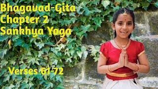 Bhagavad Gita  Sankhya Yoga  Chapter 2  Slokas 6172 [upl. by Launame]