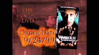 Warlock III The End of Innocence Trimark Home Video Promo 1999 [upl. by Aicilihp]