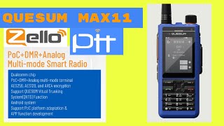 New Quesum Max 11Quansheng PoCDMRAnalogCellPhoneAndroid 81 Radio [upl. by Nacnud829]