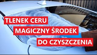 Czyszczenie kabin prysznicowych szyb samochodowych  tlenek ceru to magiczny środek 4K [upl. by Beatrisa]