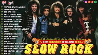 Best Slow Rock 70s 80s 90s Hits For A Reflective Afternoon 💥Bon Jovi Scorpions ACDC Steve Winwood [upl. by Heidie583]