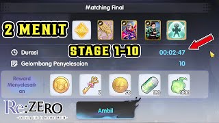 ROX  2 MENIT RATA STAGE 110 COLLAB REZERO  TUTORIAL [upl. by Benzel]