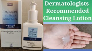 Nevsoft Cleansing Lotion Review  Cetyl Alcohol amp Stearyl Alcohol 🧴 Reduce PimpleAcne [upl. by Illoh]