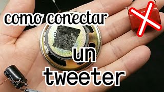 como conectar un tweeter [upl. by Venable]