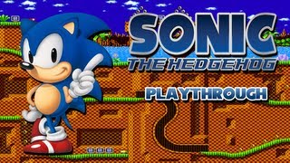 Sonic the Hedgehog  Full Playthrough  Sega Mega Drive  HD [upl. by Main]