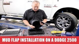 How to Install Mud Flaps on a 2017 Dodge RAM 2500 [upl. by Ardnek361]