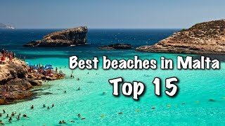 Top 15 Best Beaches In Malta 2022 [upl. by Derman]