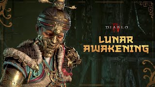 Diablo IV  Lunar Awakening Trailer [upl. by Ahsieyk392]