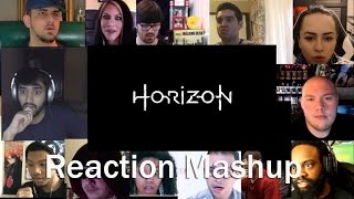 Horizon Zero Dawn Aloys Journey Trailer REACTION MASHUP [upl. by Ahsinom]