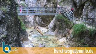 Almbachklamm Marktschellenberg Berchtesgaden  Wandern  Urlaub  Erlebnis [upl. by Burl300]