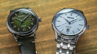 Two New Crazy Dial Seikos For A Nice Price  Seiko Presage SRPF41 amp SRPF53 [upl. by Dweck229]