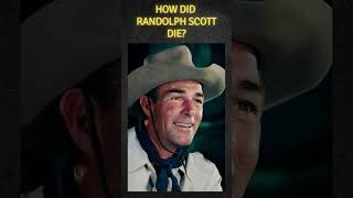 How did Randolph Scott die western biography hollywoodlegend history hollywoodactor movie [upl. by Schaumberger]