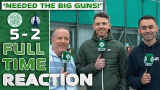 Celtic 52 Falkirk  Needed Big Guns Off the Bench  FullTime Reaction [upl. by Rramaj]