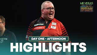 UNDERWAY IN WOLVES Day One Afternoon Highlights  2024 Mr Vegas Grand Slam of Darts [upl. by Sinnal]