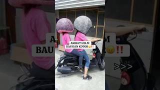 Akibat helm bau dan kotor‼️ autocare helmet antiribet [upl. by Balkin]