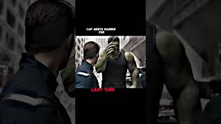 CAPTAIN AMERICA MEETS BANNER FOR FIRST TIME  VS LAST TIME  AVENGERS ENDGAME PROFESSOR HULK [upl. by Ahsyle74]