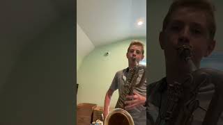 Careless whisper on Bari sax [upl. by Aicilyt]