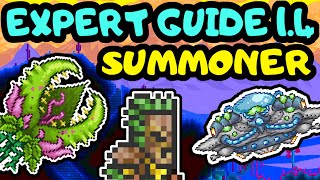 TERRARIA EXPERT SUMMONER PROGRESSION GUIDE 8 Expert Plantera and Golem Guide Easy Martian Saucers [upl. by Jenelle]