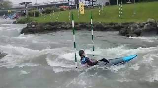 Canoe Slalom Pyrenees Cup [upl. by Enelyad]