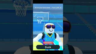 dunking simulator in ROBLOX [upl. by Dalston607]