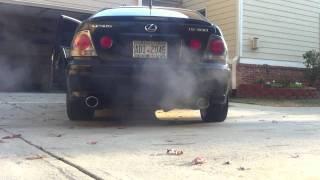 Lexus IS300 Borla Dual Exhaust  Better Sound HD [upl. by Pond877]