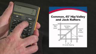 How to do Rafter Calculations  Commons HipsValleys Jacks  Construction Master 5 [upl. by Legim158]