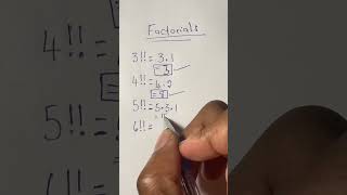 How to do double factorials  multifactorials maths [upl. by Enimassej266]