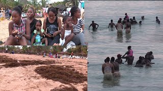 15 août à la plage de Saly Quand la pluie gâche la fête les visiteurs dénoncent la saleté de [upl. by Isak]