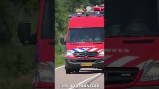 brandweer Vinkeveen met spoed naar een persoon te water in Ouderkerk aan de Amstel feuerwehr 112 [upl. by Ahtimat986]