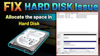 Set New Hard disk in PC and Fix hard disk issue error in disk management harddiskpartition [upl. by Healy]