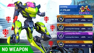 NEW Lacewing No Weapon  CPC amp FFA  Mech Arena [upl. by Nywroc]