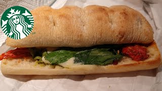 Starbucks Tomato amp Mozzarella on Focaccia Review [upl. by Keiko]