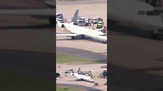 Planes collide on Atlanta airport taxiway [upl. by Assital]