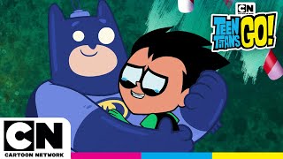 Christmas Tree Battle  Teen Titans GO  Cartoon Network UK [upl. by Bubb9]