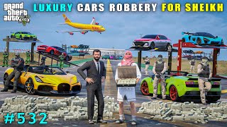 Michael Committed Powerful Cars Robbery For Dubai Sheikh  Gta V Gameplay [upl. by Imtiaz436]