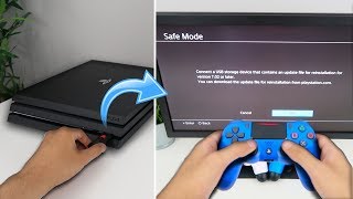 How to REINSTALL PS4 SYSTEM SOFTWARE EASY METHOD FIXES ALL ERRORS [upl. by Eniwtna]