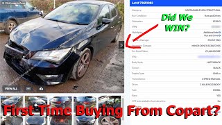 Copart UK  First Time Buying From Auction Beginners Guide [upl. by Leora]