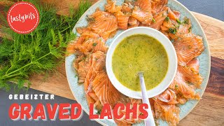 quotGraved Lachsquot selber machen  Gebeizter Lachs mit HonigSenfSauce [upl. by Karin]