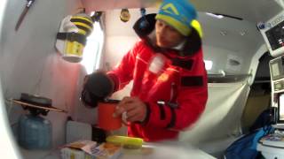 Sarah Heberts first experience on a Class 40 sailing boat [upl. by Tima]