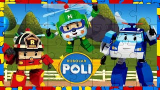 Robocar Poli 🤖 🦾  Puzzle Picture  Puzzle Game [upl. by Aitnohs]