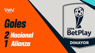 Nacional vs Alianza FC goles  Copa BetPlay 2024  Octavos de final  Partido vuelta [upl. by Anila135]