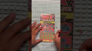 5 win on Texas Lottery scratch card 50x Blitz 4 [upl. by Helali]