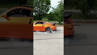 Nissan 350Z  Crazy BURNOUT amp Exhaust SOUNDS [upl. by Terese]