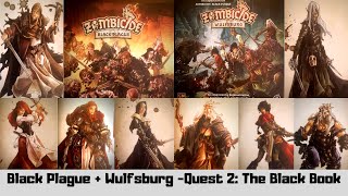 Zombicide Black Plague  Wulfsburg Quest 2 The Black Book [upl. by Stephen]