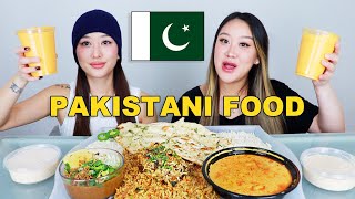 PAKISTANI FOOD MUKBANG 😋  CHICKEN HANDI BIRYANI NALI NIHARI KHEER 🇵🇰 [upl. by Aihseyt]